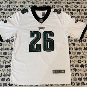 Nike Saquon Barkley Philadelphia Eagles No. 26 White Jersey